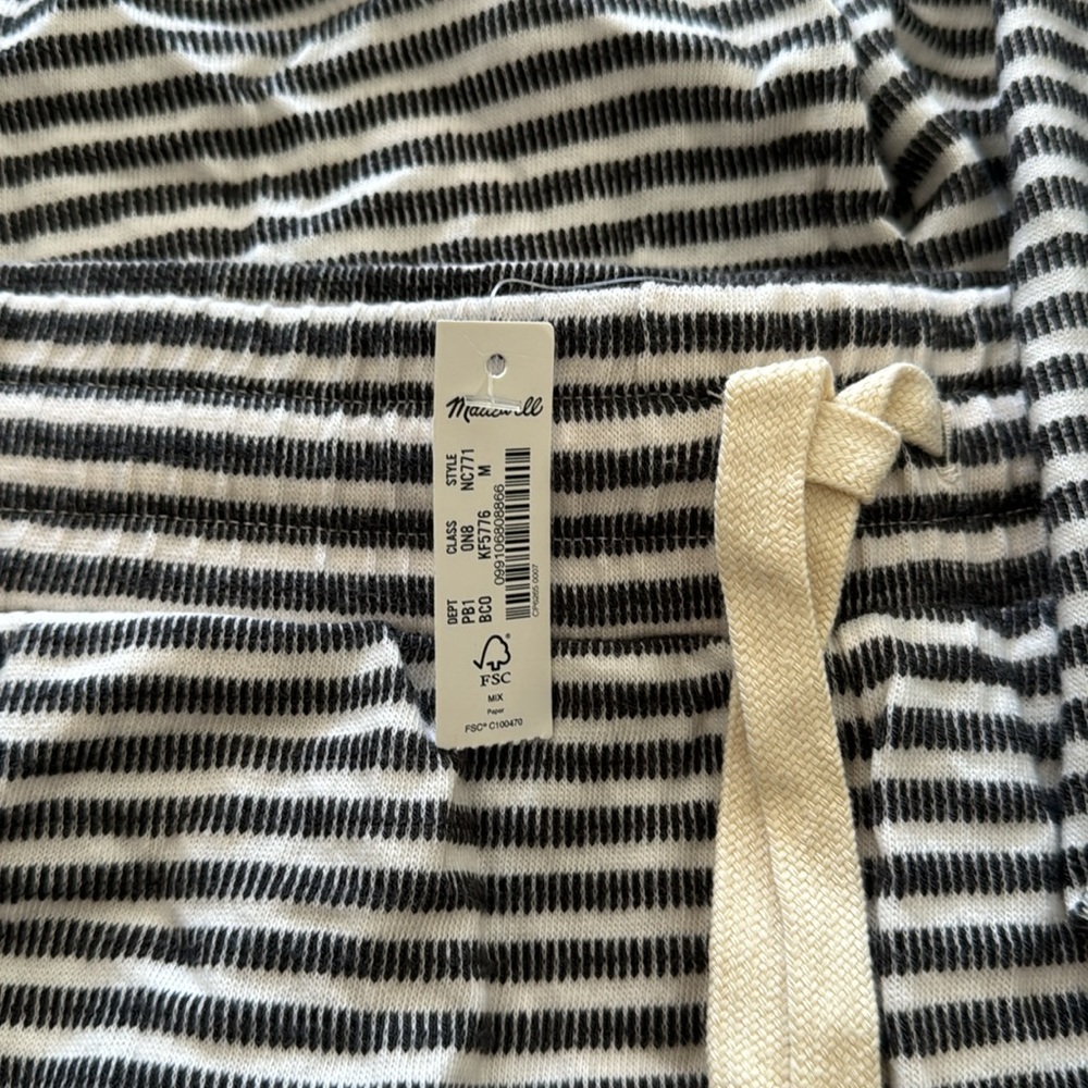 NWT Madewell Striped Saunter Lounge Set - Picture 6 of 6